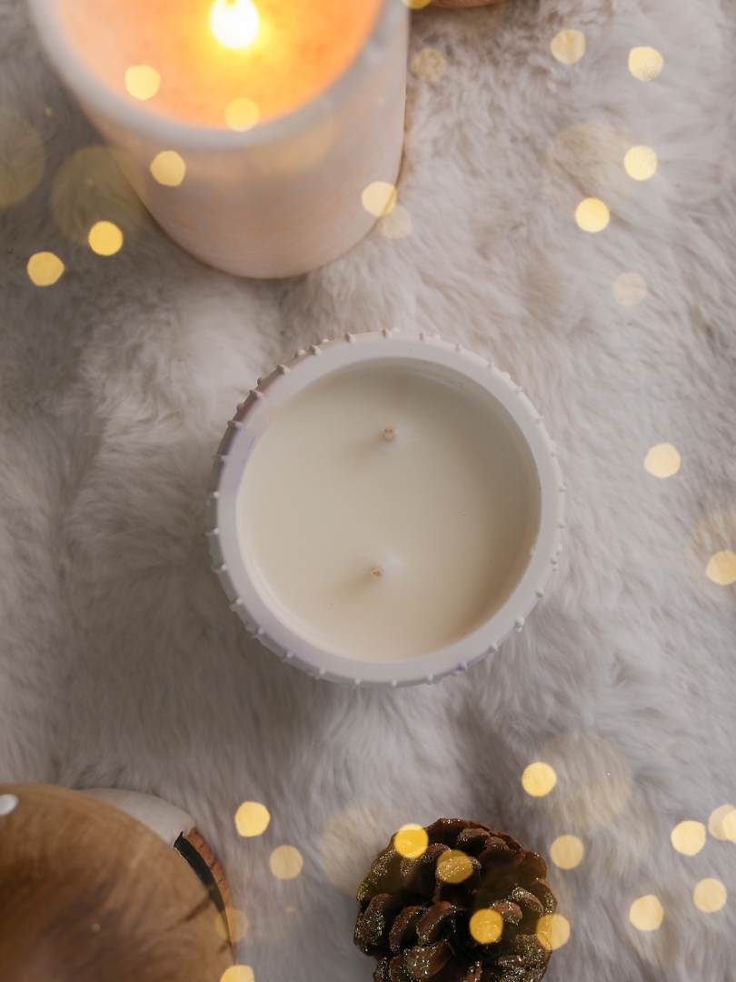 Bougie boule de Noël