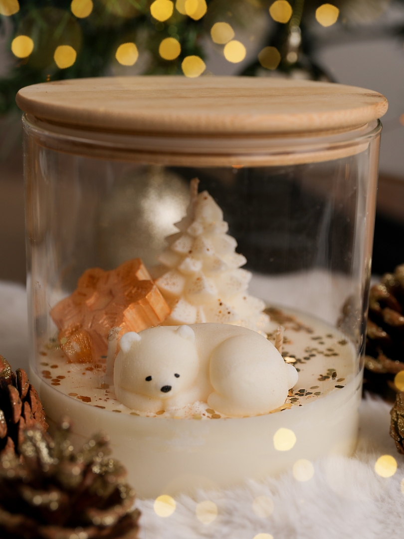 Bougie mon ours polaire