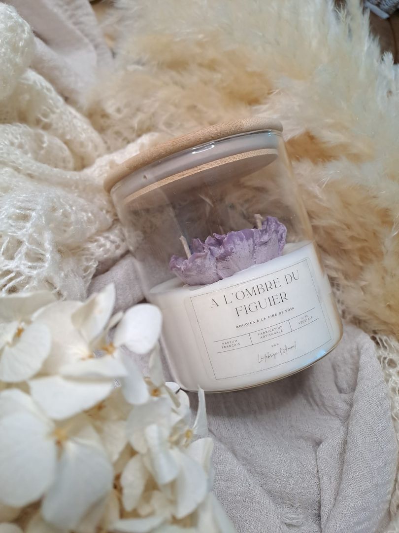 Grande bougie - A l'ombre du figuier (Figue)