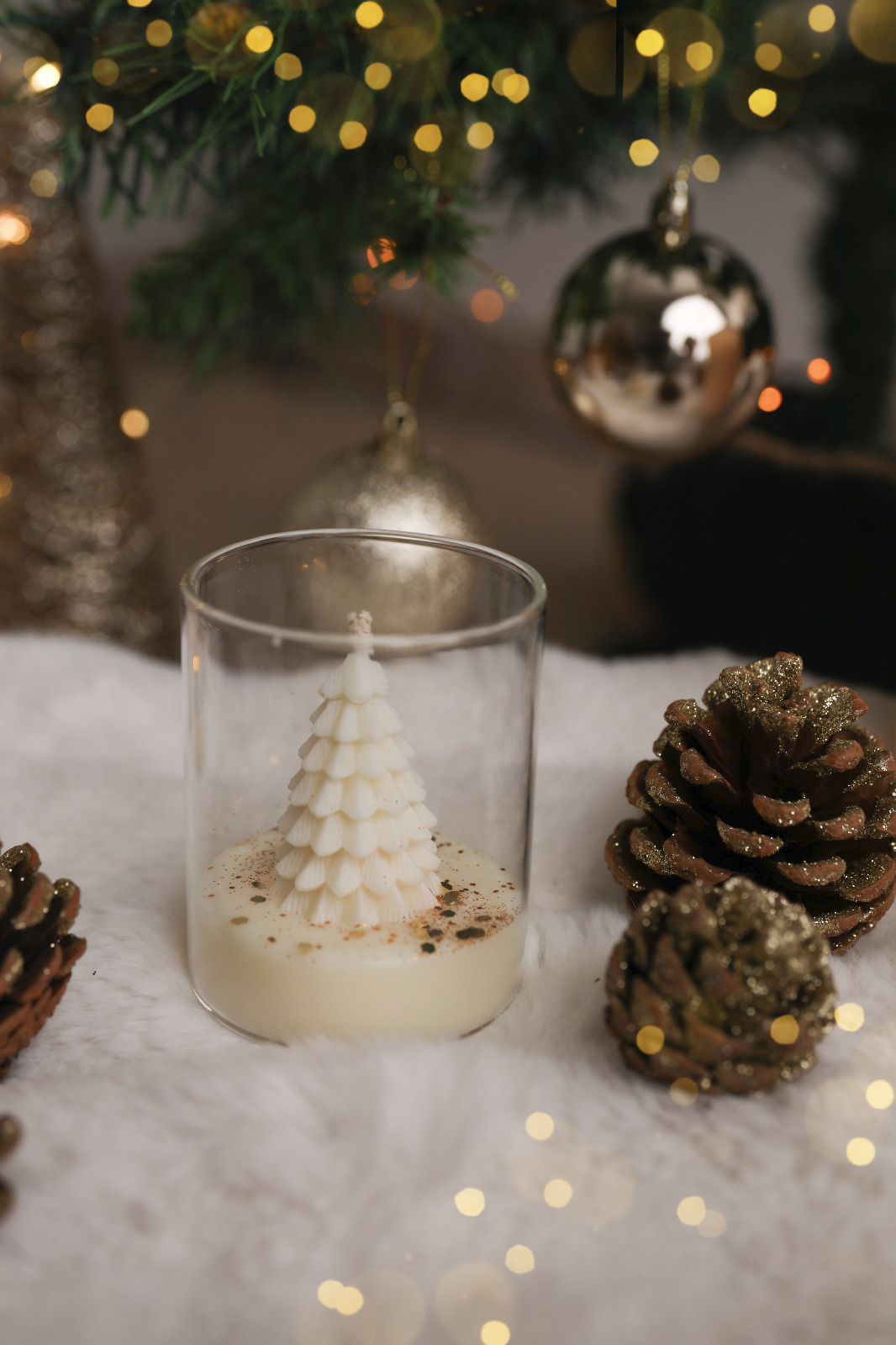 Mini bougies Noël- Oranges confites