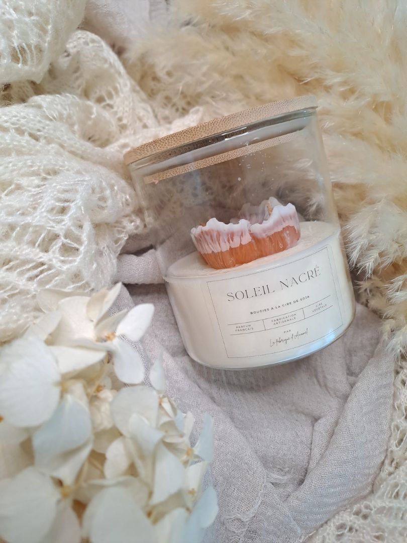 Grande bougie - Soleil nacré (Bergamote, muguet)