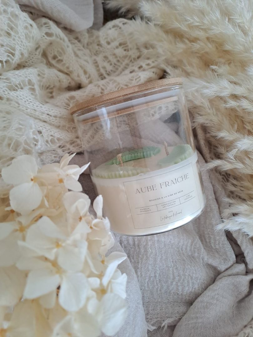 Grande bougie - Aube fraiche (Eucalyptus)